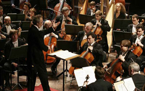 Orchestra conducted by Maestro Yuri Temirkanov