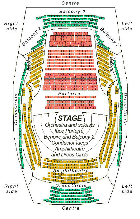 Mariinsky Concert Hall plan