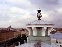 The cupola of the Mariinsky theatre
Click to enlarge